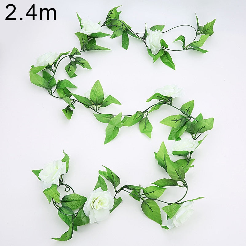 Videira, uma linda planta artificial com folhas  verdes, ótima para decoração de parede, de festa, decore o que quiser!