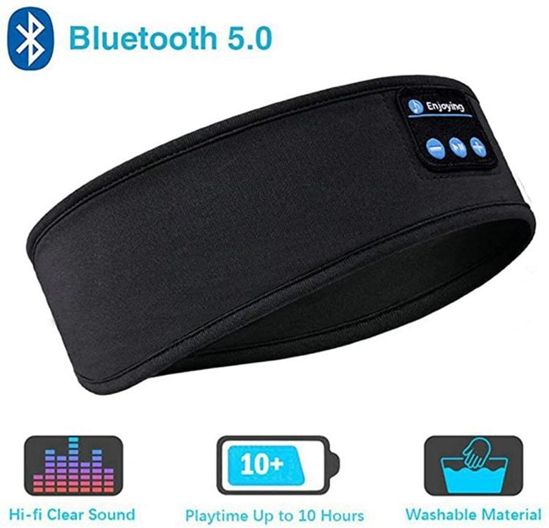 Fone de ouvido bluetooth sem fio, headset intra-auricular esportivo fino com elástico suave para dormir!