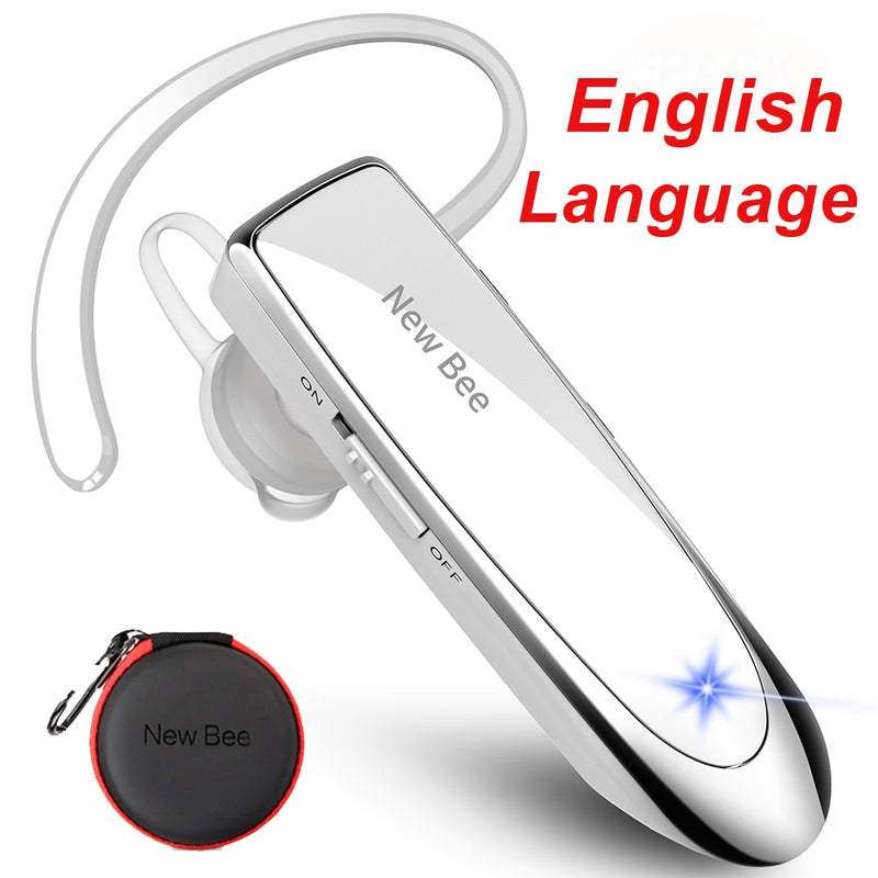 Fone de ouvido bluetooth 5.0 com microfone mini handsfree para ios e android!