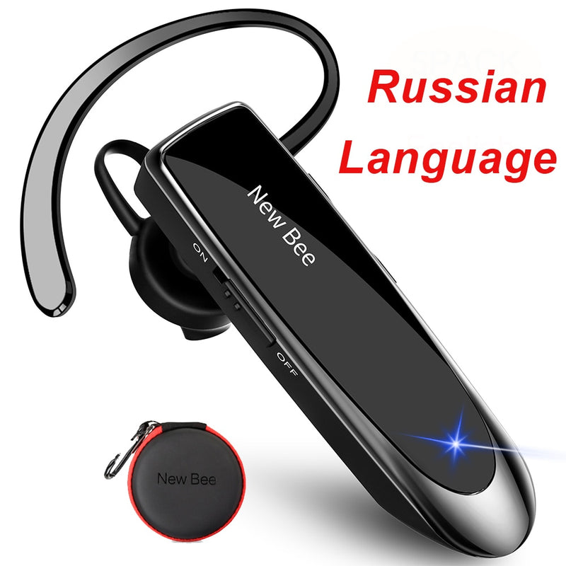 Fone de ouvido bluetooth 5.0 com microfone mini handsfree para ios e android!