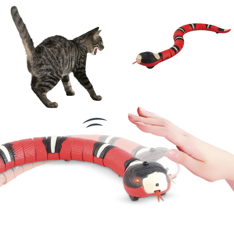 Cobra esperta,  brinquedo interativo para gatos, é eletrônico recarregavel via USBl!