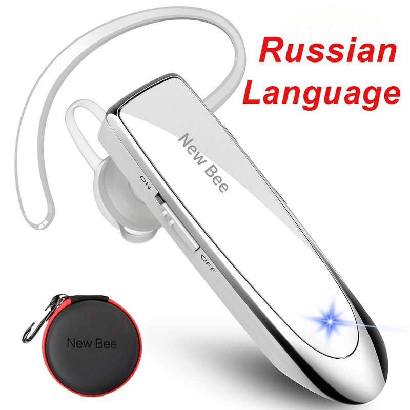 Fone de ouvido bluetooth 5.0 com microfone mini handsfree para ios e android!