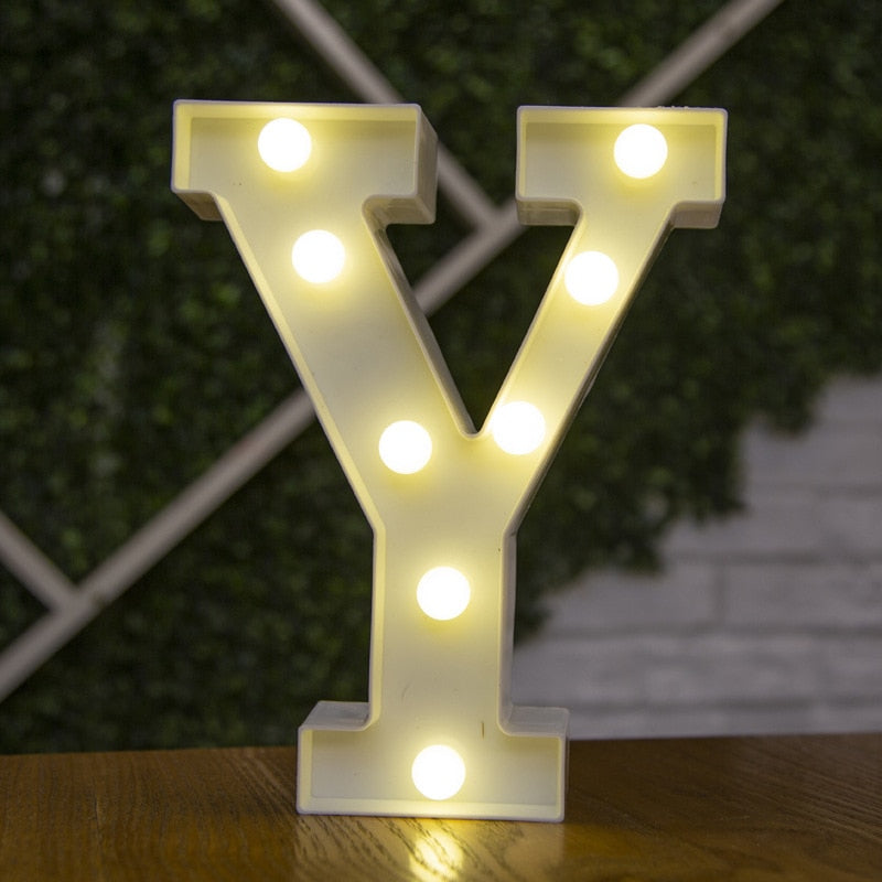 Letras e numeros  com luzes  de led a bateria, ótimo para decoração, você vai adorar!