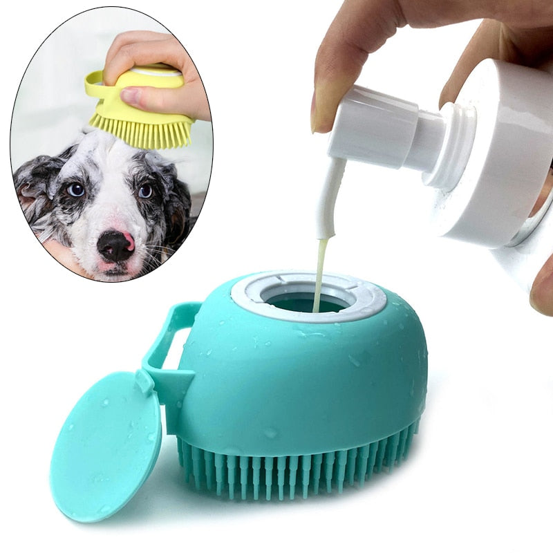 Escova super macia  para banho de Cães e Gatos!