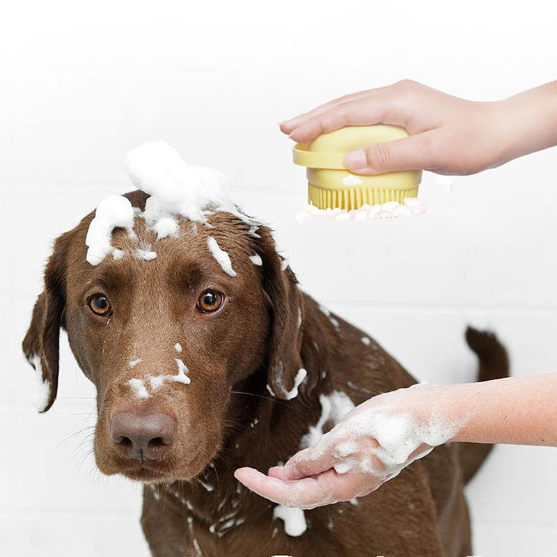 Escova super macia  para banho de Cães e Gatos!